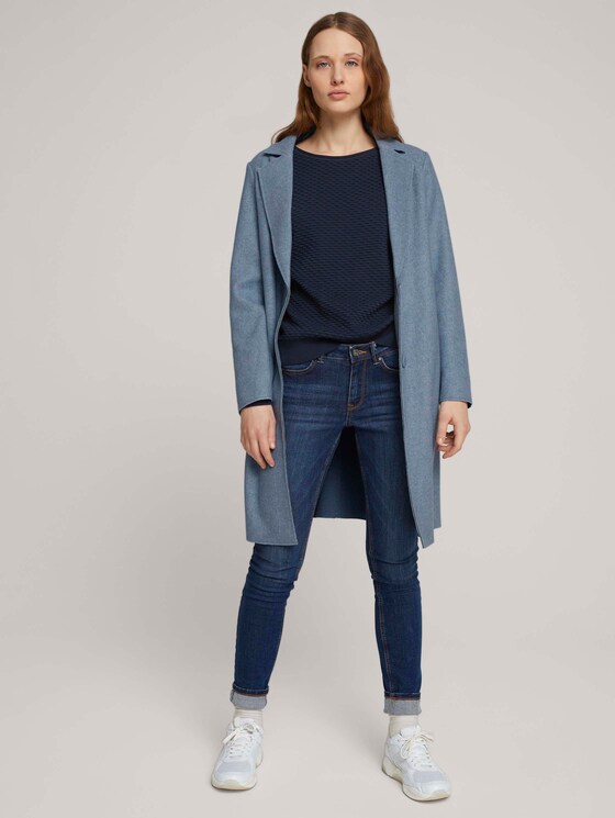 Pullover aus Bio-Baumwolle - Frauen - Sky Captain Blue Pullover aus Bio-Baumwolle - Frauen - Sky Captain Blue - 3 - TOM TAILOR Denim