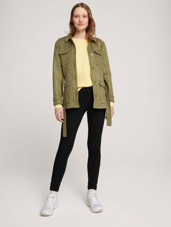 Pullover mit Bio-Baumwolle - Frauen - soft yellow Pullover mit Bio-Baumwolle - Frauen - soft yellow - 3 - TOM TAILOR Denim