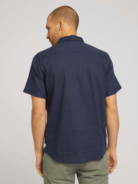 kurzärmliges Hemd - Männer - Navy Eclipse kurzärmliges Hemd - Männer - Navy Eclipse - 2 - TOM TAILOR