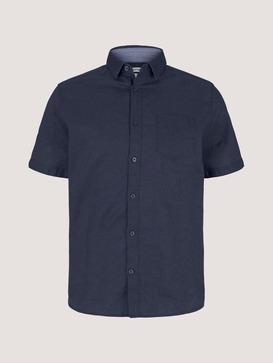 kurzärmliges Hemd - Männer - Navy Eclipse kurzärmliges Hemd - Männer - Navy Eclipse - 7 - TOM TAILOR