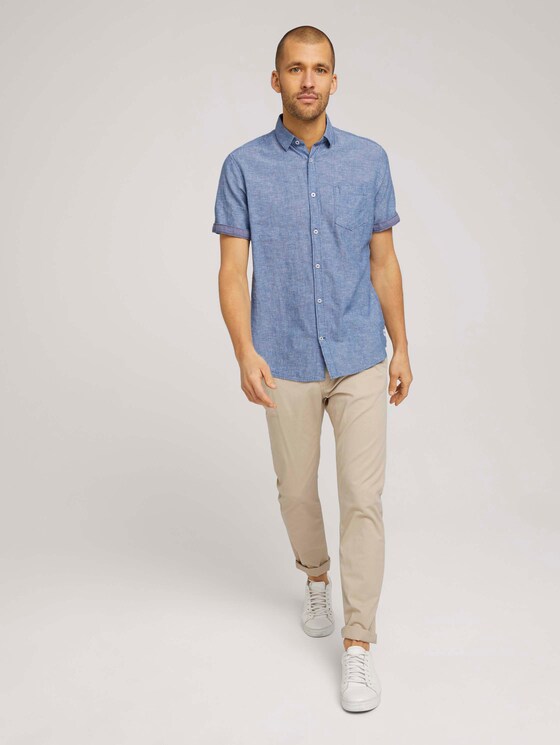 kurzärmliges Hemd - Männer - helsinki night blue chambray kurzärmliges Hemd - Männer - helsinki night blue chambray - 3 - TOM TAILOR