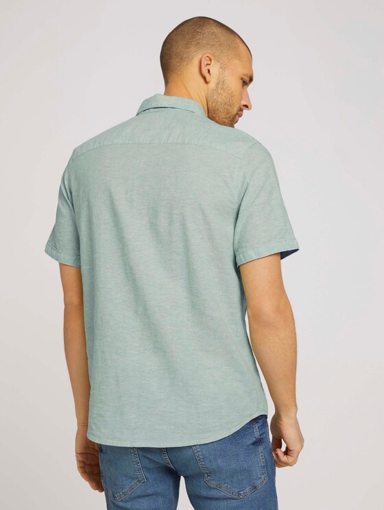 kurzärmliges Hemd - Männer - light mint green chambray kurzärmliges Hemd - Männer - light mint green chambray - 2 - TOM TAILOR