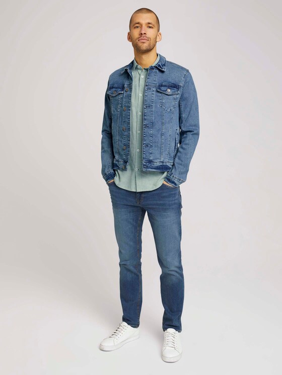 kurzärmliges Hemd - Männer - light mint green chambray kurzärmliges Hemd - Männer - light mint green chambray - 3 - TOM TAILOR