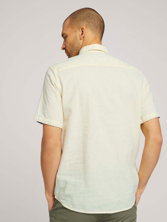 kurzärmliges Hemd - Männer - pale straw yellow chambray kurzärmliges Hemd - Männer - pale straw yellow chambray - 2 - TOM TAILOR