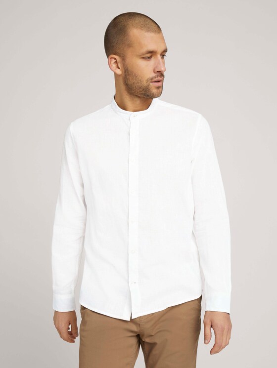 Gemustertes Hemd - Männer - Off White Gemustertes Hemd - Männer - Off White - 1 - TOM TAILOR