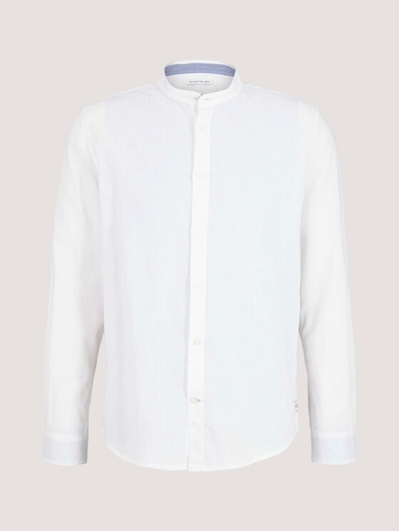 Gemustertes Hemd - Männer - Off White Gemustertes Hemd - Männer - Off White - 7 - TOM TAILOR