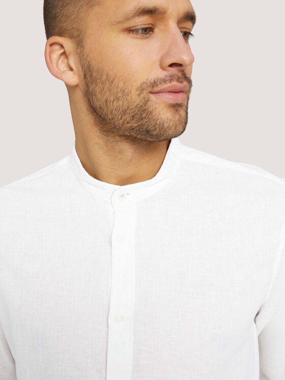 Gemustertes Hemd - Männer - Off White Gemustertes Hemd - Männer - Off White - 9 - TOM TAILOR