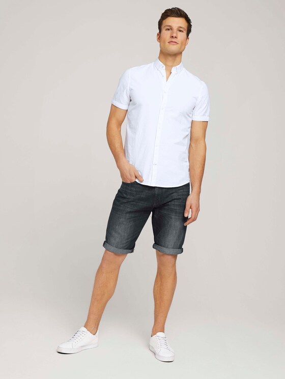Fein gemustertes Hemd - Männer - White Fein gemustertes Hemd - Männer - White - 3 - TOM TAILOR