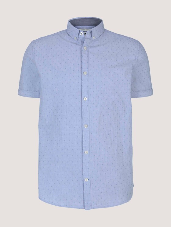 Fein gemustertes Hemd - Männer - light blue fil a fil dobby Fein gemustertes Hemd - Männer - light blue fil a fil dobby - 7 - TOM TAILOR