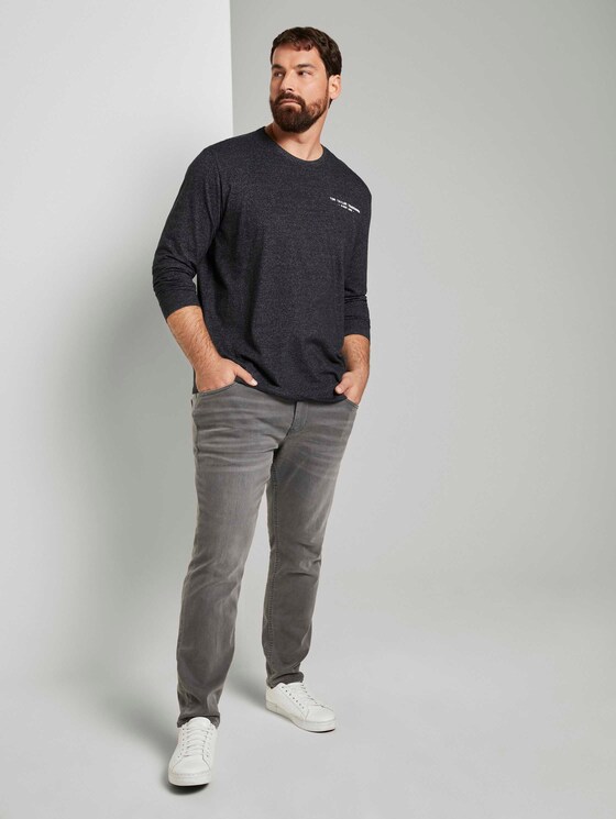 strukturierter Pullover - Männer - Black strukturierter Pullover - Männer - Black - 3 - Men Plus