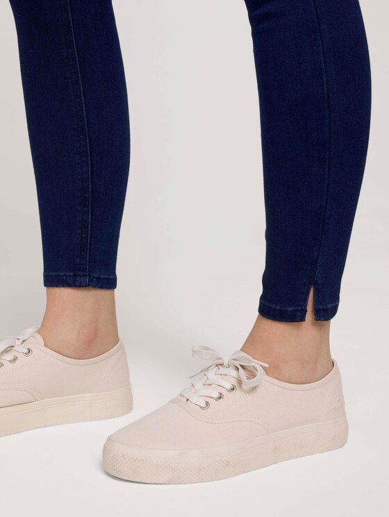 Nela Extra Skinny Jeans mit TENCEL™ - Frauen - Used Dark Stone Blue Denim Nela Extra Skinny Jeans mit TENCEL™ - Frauen - Used Dark Stone Blue Denim - 9 - TOM TAILOR Denim