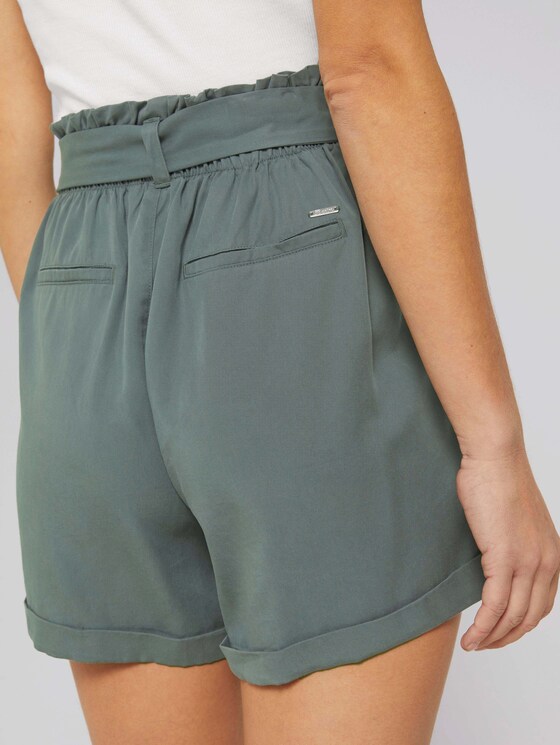 Weiche Relaxed Fit Shorts mit Lyocell - Frauen - dusty pine green Weiche Relaxed Fit Shorts mit Lyocell - Frauen - dusty pine green - 9 - TOM TAILOR Denim
