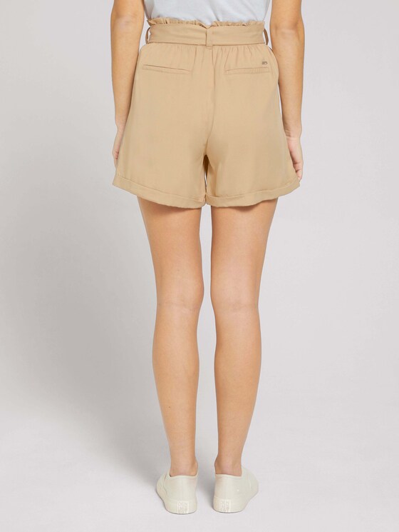 Weiche Relaxed Fit Shorts mit Lyocell - Frauen - dune beige Weiche Relaxed Fit Shorts mit Lyocell - Frauen - dune beige - 2 - TOM TAILOR Denim