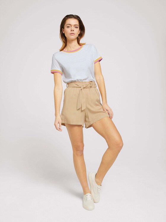 Weiche Relaxed Fit Shorts mit Lyocell - Frauen - dune beige Weiche Relaxed Fit Shorts mit Lyocell - Frauen - dune beige - 3 - TOM TAILOR Denim