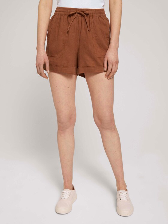 Relaxed Fit Korte Broek - Vrouwen - amber brown Relaxed Fit Korte Broek - Vrouwen - amber brown - 1 - TOM TAILOR Denim