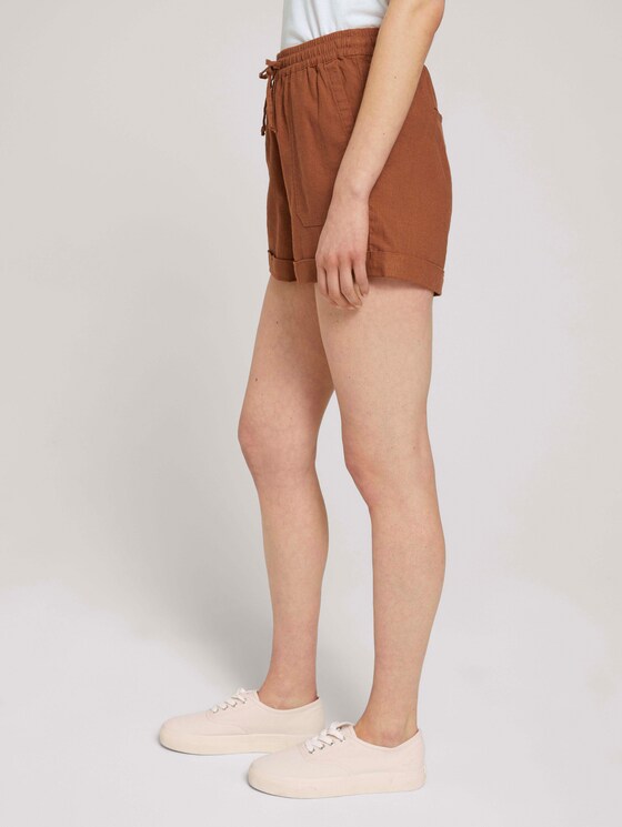 Relaxed Fit Korte Broek - Vrouwen - amber brown Relaxed Fit Korte Broek - Vrouwen - amber brown - 11 - TOM TAILOR Denim
