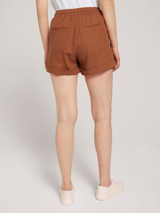 Relaxed Fit Korte Broek - Vrouwen - amber brown Relaxed Fit Korte Broek - Vrouwen - amber brown - 2 - TOM TAILOR Denim