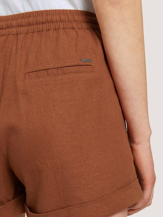 Relaxed Fit Korte Broek - Vrouwen - amber brown Relaxed Fit Korte Broek - Vrouwen - amber brown - 9 - TOM TAILOR Denim