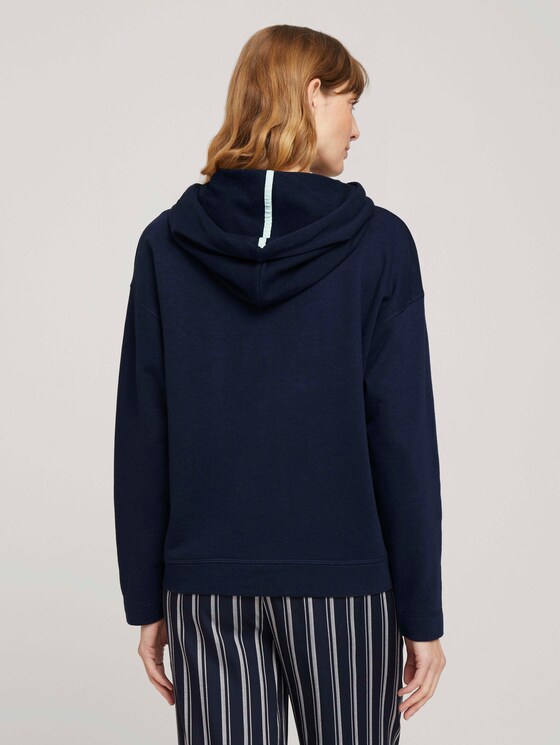 Hoodie mit Bio-Baumwolle - Frauen - Sky Captain Blue Hoodie mit Bio-Baumwolle - Frauen - Sky Captain Blue - 2 - TOM TAILOR