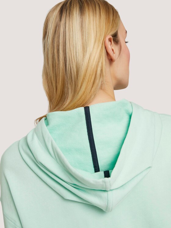 Hoodie mit Bio-Baumwolle - Frauen - minty green Hoodie mit Bio-Baumwolle - Frauen - minty green - 10 - TOM TAILOR