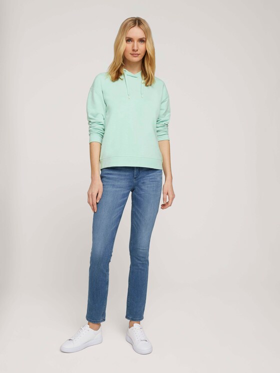 Hoodie mit Bio-Baumwolle - Frauen - minty green Hoodie mit Bio-Baumwolle - Frauen - minty green - 3 - TOM TAILOR