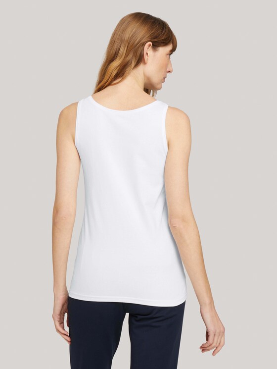 Basic Top - Frauen - Whisper White Basic Top - Frauen - Whisper White - 2 - TOM TAILOR