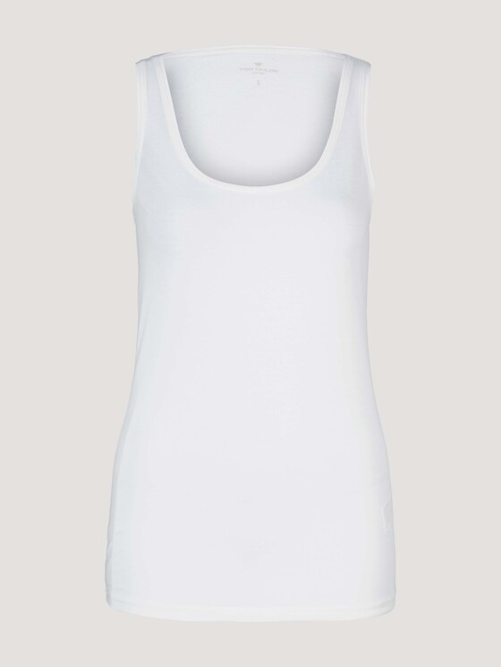 Basic Top - Frauen - Whisper White Basic Top - Frauen - Whisper White - 7 - TOM TAILOR