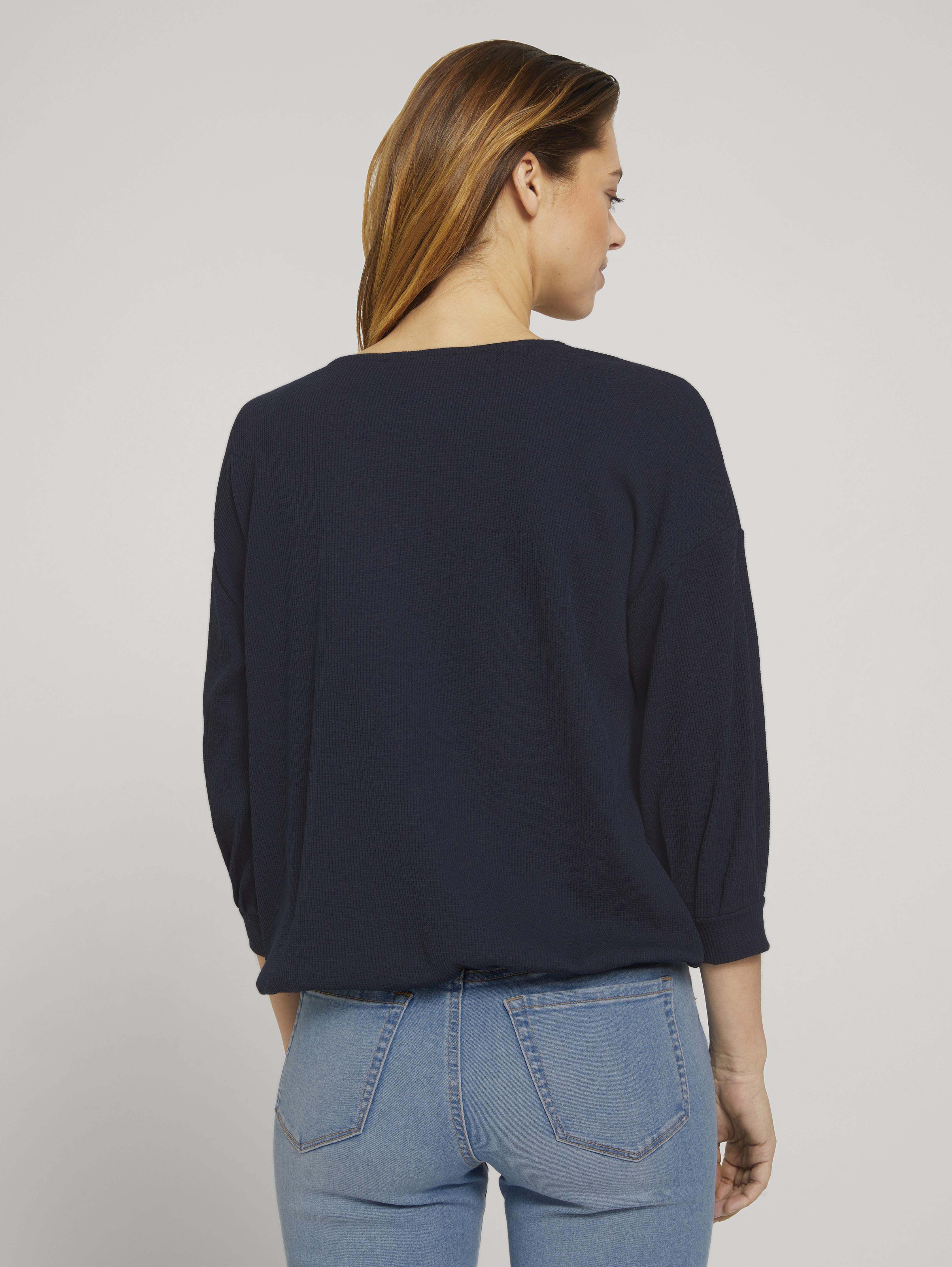 Shirt mit Knopfleiste - Frauen - Sky Captain Blue Shirt mit Knopfleiste - Frauen - Sky Captain Blue - 2 - TOM TAILOR Denim