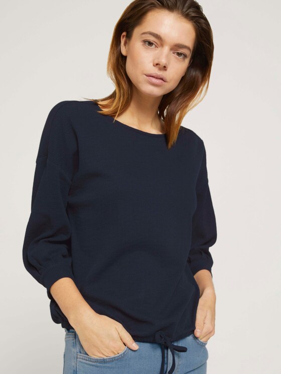 Shirt mit Knopfleiste - Frauen - Sky Captain Blue Shirt mit Knopfleiste - Frauen - Sky Captain Blue - 5 - TOM TAILOR Denim
