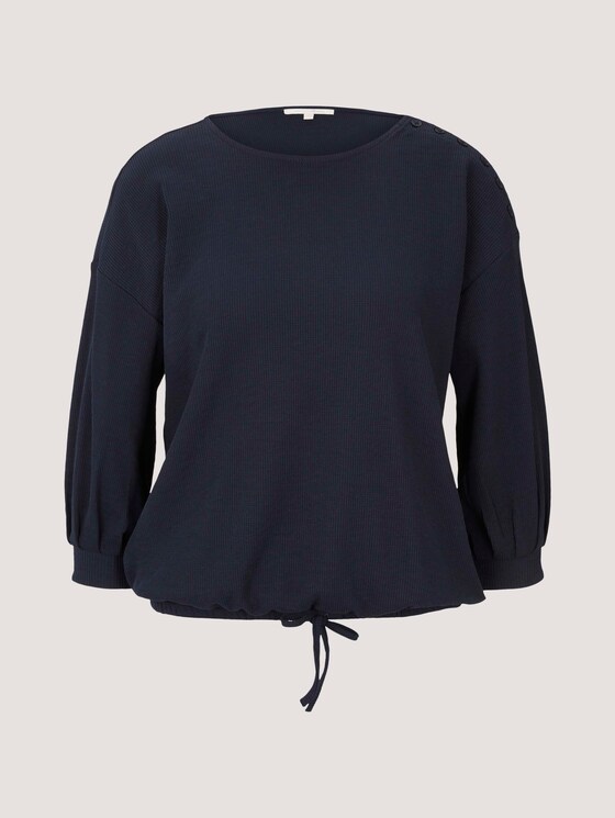 Shirt mit Knopfleiste - Frauen - Sky Captain Blue Shirt mit Knopfleiste - Frauen - Sky Captain Blue - 7 - TOM TAILOR Denim