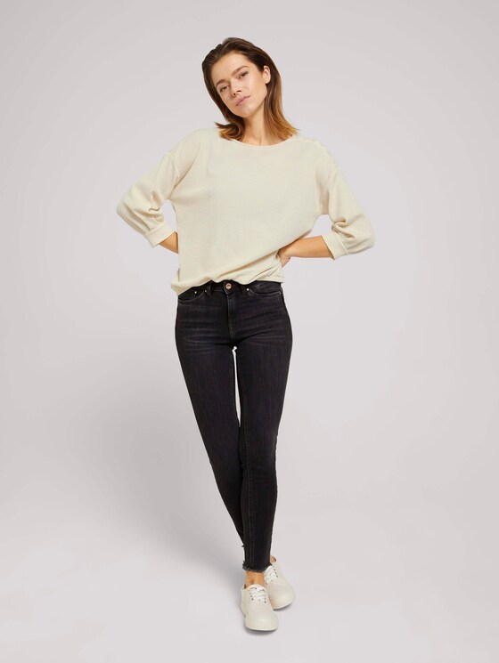 Shirt mit Knopfleiste - Frauen - soft creme beige Shirt mit Knopfleiste - Frauen - soft creme beige - 3 - TOM TAILOR Denim