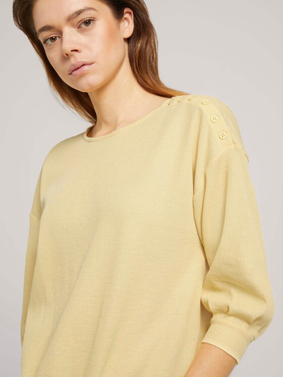Shirt mit Knopfleiste - Frauen - soft yellow Shirt mit Knopfleiste - Frauen - soft yellow - 10 - TOM TAILOR Denim