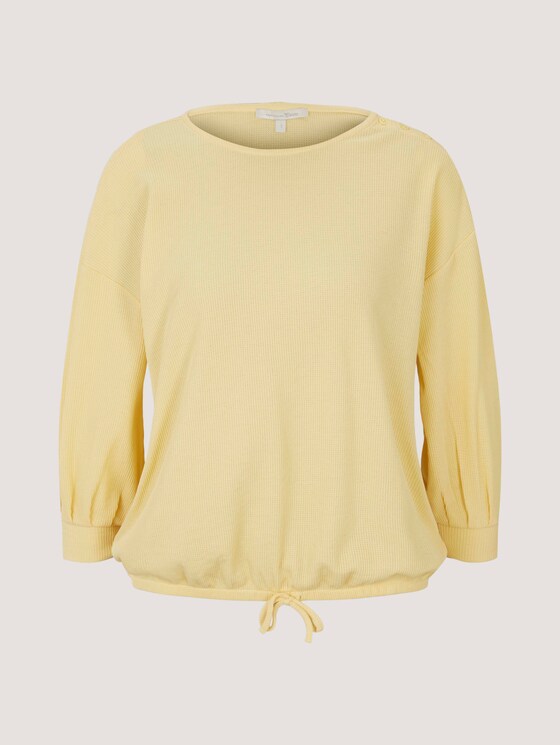 Shirt mit Knopfleiste - Frauen - soft yellow Shirt mit Knopfleiste - Frauen - soft yellow - 7 - TOM TAILOR Denim