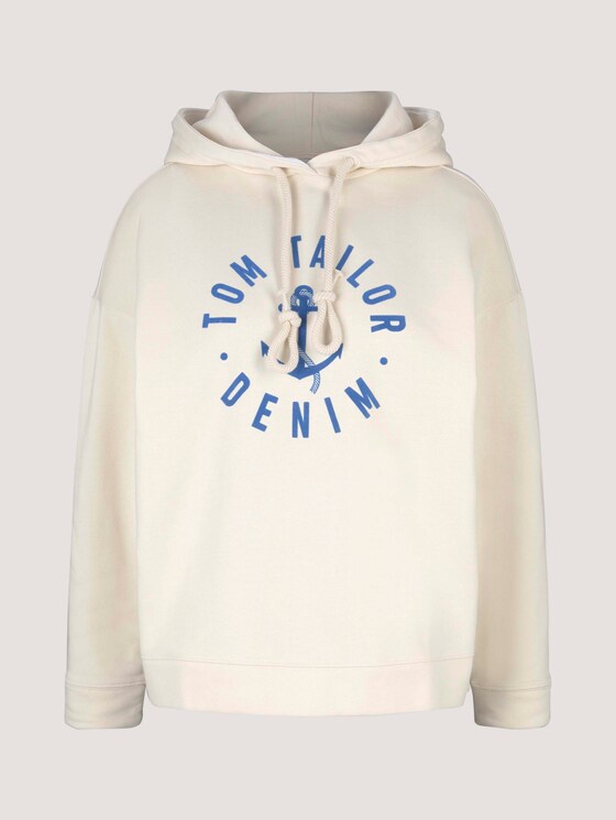 Hoodie - Frauen - soft creme beige Hoodie - Frauen - soft creme beige - 7 - TOM TAILOR Denim