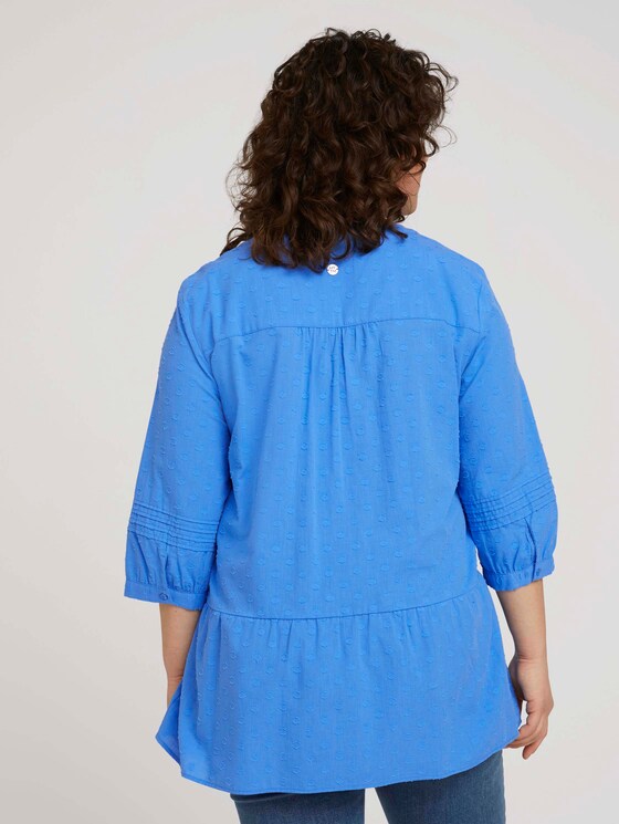 gemusterte Tunikabluse - Frauen - Marina Bay Blue gemusterte Tunikabluse - Frauen - Marina Bay Blue - 2 - My True Me