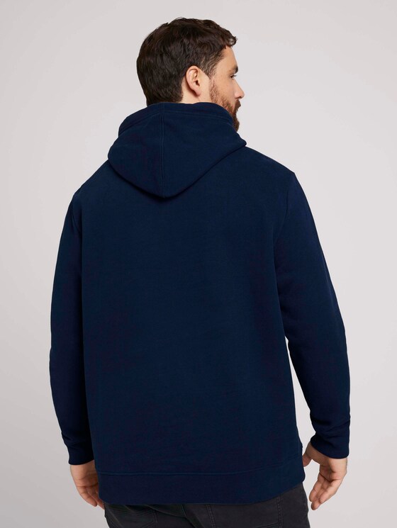 Hoodie met print - Mannen - Sky Captain Blue Hoodie met print - Mannen - Sky Captain Blue - 2 - Men Plus