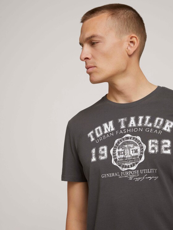 T-Shirt mit Print im Doppelpack - Männer - Tarmac Grey T-Shirt mit Print im Doppelpack - Männer - Tarmac Grey - 9 - TOM TAILOR