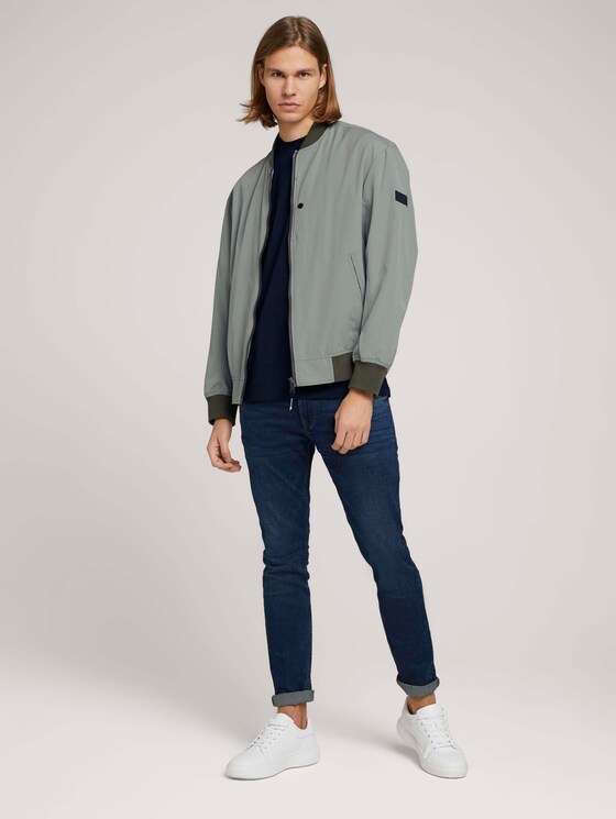 Basic T-Shirt aus Baumwolle - Männer - Sky Captain Blue Basic T-Shirt aus Baumwolle - Männer - Sky Captain Blue - 3 - TOM TAILOR Denim