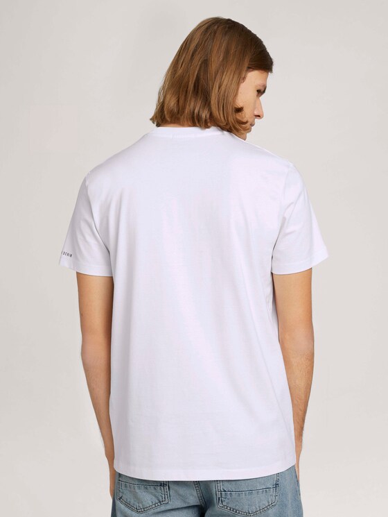 Basic T-Shirt aus Baumwolle - Männer - White Basic T-Shirt aus Baumwolle - Männer - White - 2 - TOM TAILOR Denim