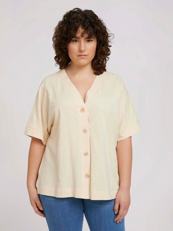 T-Shirt aus Bio-Baumwolle - Frauen - champagne white T-Shirt aus Bio-Baumwolle - Frauen - champagne white - 1 - My True Me
