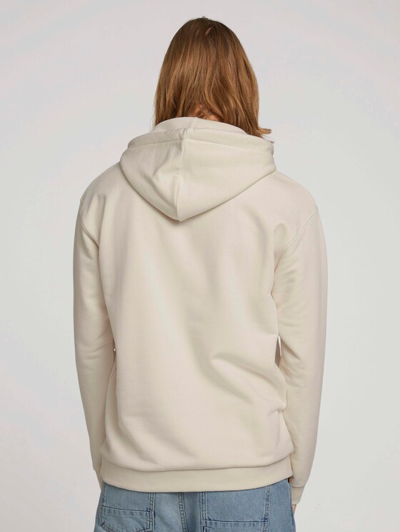 Hoodie mit Bio-Baumwolle - Männer - Soft Beige Solid Hoodie mit Bio-Baumwolle - Männer - Soft Beige Solid - 2 - TOM TAILOR Denim