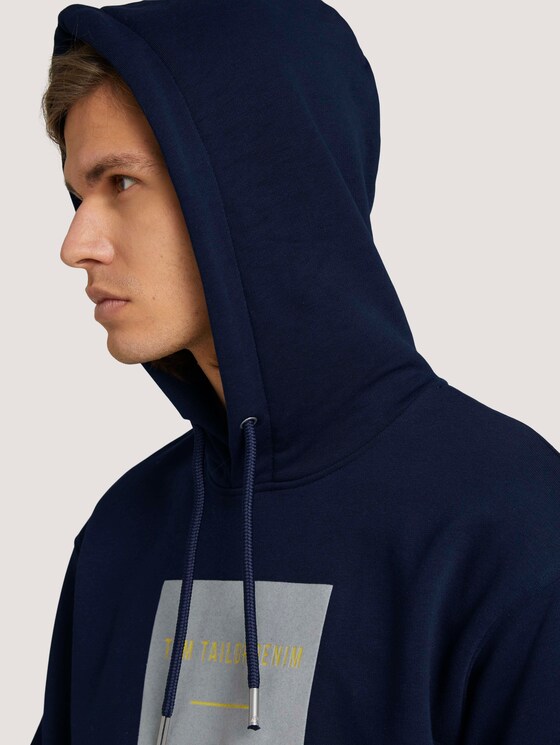 Hoodie mit Bio-Baumwolle - Männer - Sky Captain Blue Hoodie mit Bio-Baumwolle - Männer - Sky Captain Blue - 9 - TOM TAILOR Denim