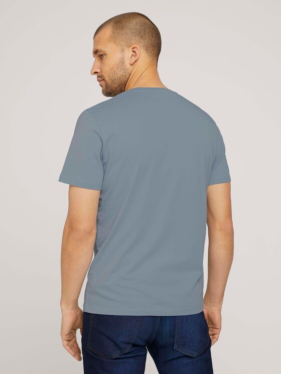 T-Shirt mit Print - Männer - Yonder Blue T-Shirt mit Print - Männer - Yonder Blue - 2 - TOM TAILOR