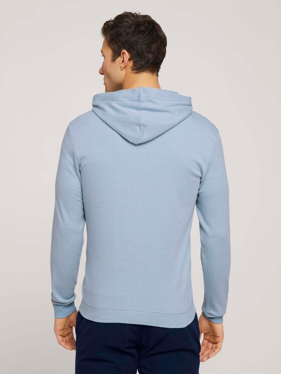 strukturierte Jersey-Jacke - Männer - Yonder Blue strukturierte Jersey-Jacke - Männer - Yonder Blue - 2 - TOM TAILOR