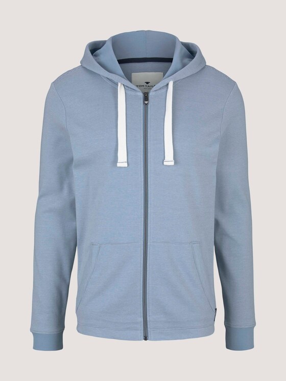 strukturierte Jersey-Jacke - Männer - Yonder Blue strukturierte Jersey-Jacke - Männer - Yonder Blue - 7 - TOM TAILOR