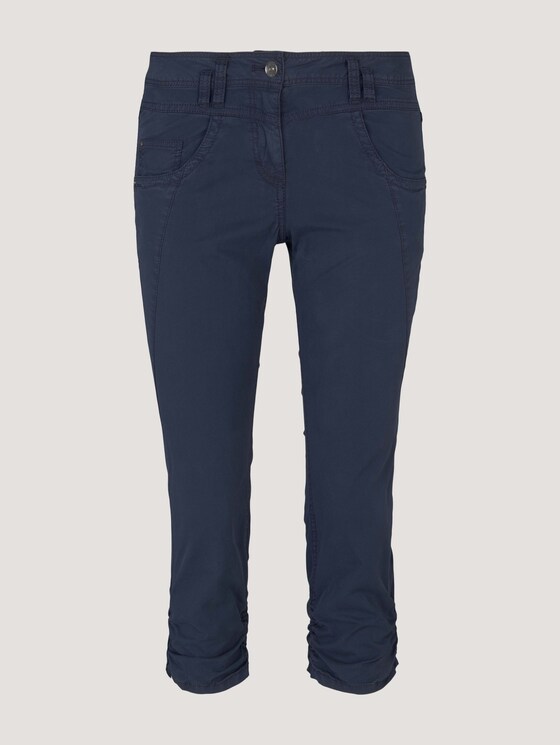 Tapered Relaxed Caprihose - Frauen - Sky Captain Blue Tapered Relaxed Caprihose - Frauen - Sky Captain Blue - 7 - TOM TAILOR