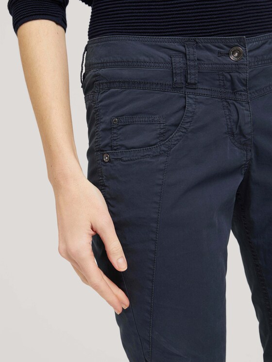 Tapered Relaxed Caprihose - Frauen - Sky Captain Blue Tapered Relaxed Caprihose - Frauen - Sky Captain Blue - 9 - TOM TAILOR