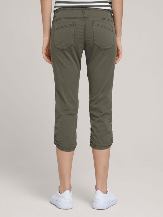 Tapered Relaxed Caprihose - Frauen - Grape Leaf Green Tapered Relaxed Caprihose - Frauen - Grape Leaf Green - 2 - TOM TAILOR