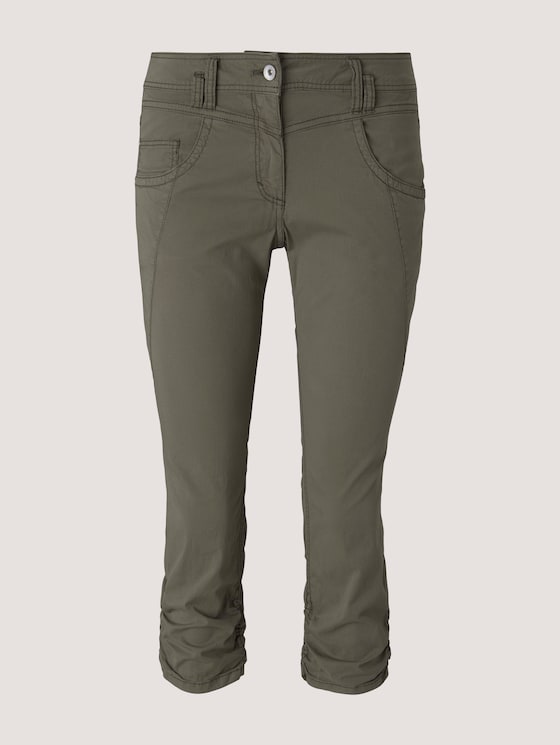 Tapered Relaxed Caprihose - Frauen - Grape Leaf Green Tapered Relaxed Caprihose - Frauen - Grape Leaf Green - 7 - TOM TAILOR