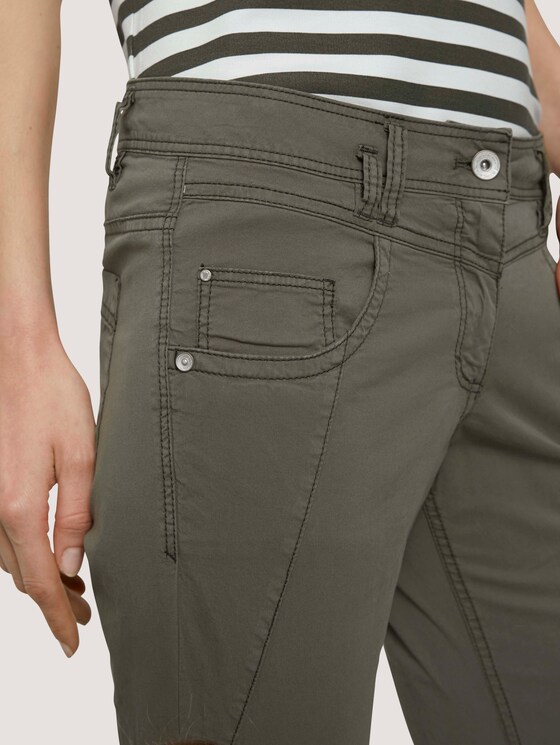 Tapered Relaxed Caprihose - Frauen - Grape Leaf Green Tapered Relaxed Caprihose - Frauen - Grape Leaf Green - 9 - TOM TAILOR